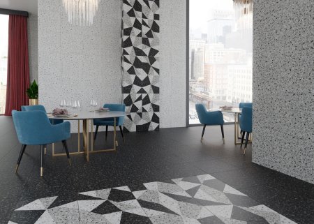 Керамогранит Терраццо 1, серый 50х50х0,9 см