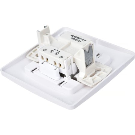 Выключатель встраиваемый Schneider Electric Blanca 1 кл. белый, с подсветкой, арт. BLNVS010111