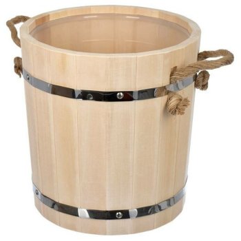 Запарник Лесдар с пластиковой вставкой липа 13л