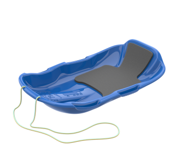 Ледянка пластиковая Комета с мягкой сидушкой 74х43 см Ледянка пластиковая Комета с мягкой сидушкой 74х43 см