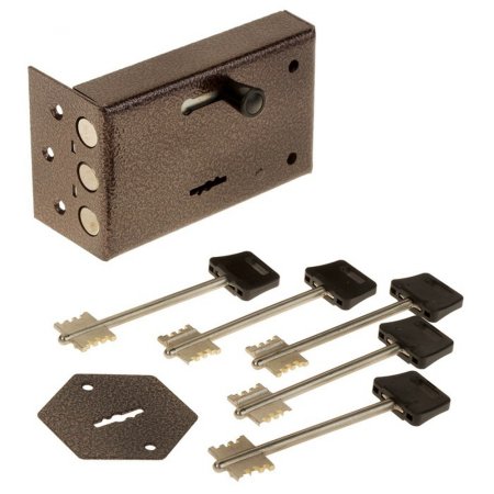 Замок накладной Сенат 3НС3-2-5 24мм