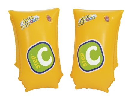 Нарукавники надувные Bestway Swim Safe 17 см 30х15х15 см желтый