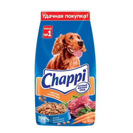 Корм сухой для собак Chappi Мясное изобилие рагу мясо 2 500г
