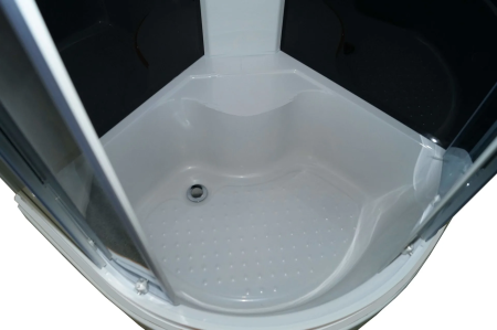 Кабина душевая Parly EC92 высокий поддон 90х90х215см затемненное стекло