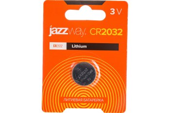 Батарейка литиевая Jazzway LITHIUM CR2032  1шт/уп.