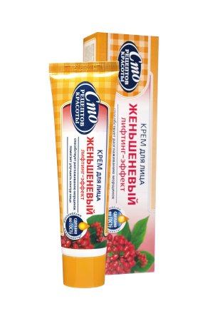 Крем для лица Сто рецептов красоты Женьшеневый лифтинг-эффект 40 мл