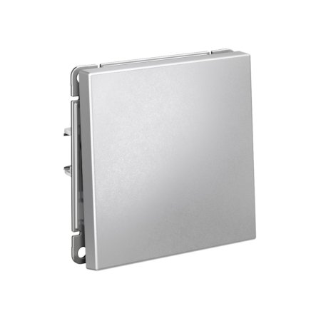 Переключатель встраиваемый Systeme Electric ARTGALLERY 1 кл. алюминий, арт. GAL000361s