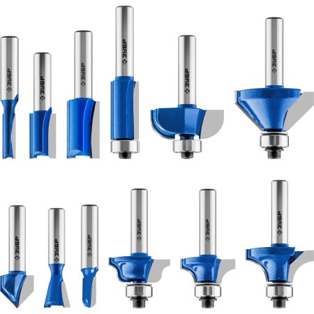 Фреза Зубр пазовая прямая 6 мм 12 шт Фреза Зубр пазовая прямая 6 мм 12 шт