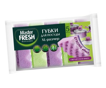 Губка STRONG effect 10х7х3 см 5шт