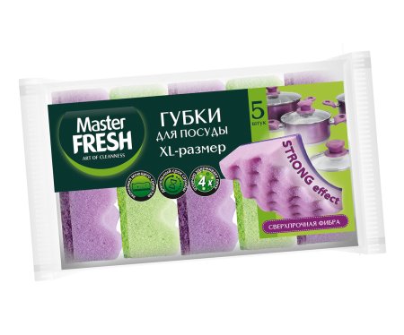 Губка STRONG effect 10х7х3 см 5шт