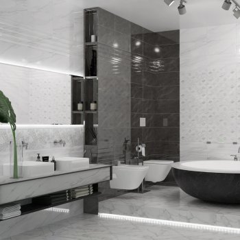 Плитка настенная Касл, графит 50х25х0,8 см
