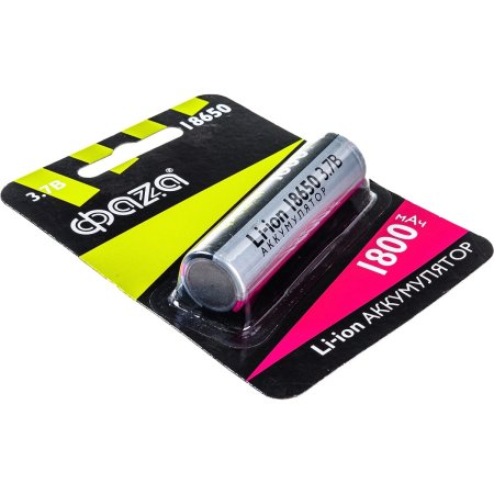 Аккумулятор Li-ion ФАZA AA 1800мАч 1шт/уп.