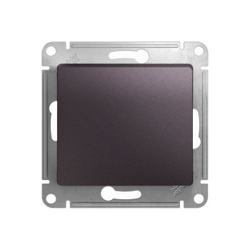 Выключатель встраиваемый Schneider Electric Glossa 1 кл. сиреневый туман, без подсветки, арт. GSL001411