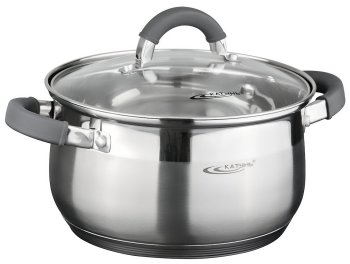 Кастрюля Ирида 3,9л нержавеющая сталь