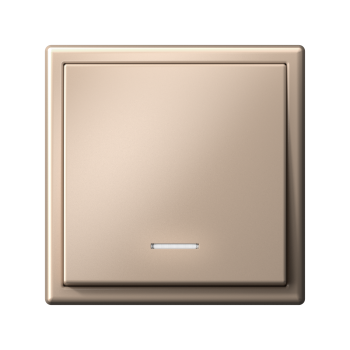 Выключатель встраиваемый Systeme Electric ARTGALLERY 1 кл. песочный, с подсветкой, арт. GAL001213s