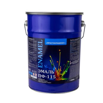 Эмаль алкидная универсальная ПФ-115 Простокрашено Эмпилс зеленая 6 кг