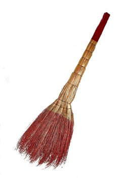 Веник пятилучевой 85см цвет бежевый