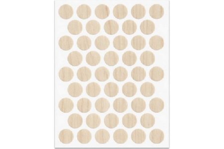 Заглушка самоклеящаяся 14мм дуб 50 шт.