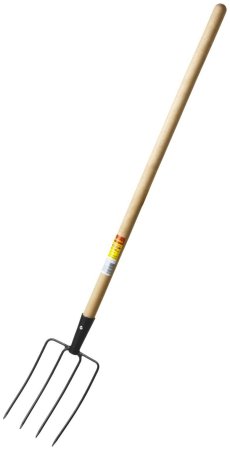 Вилы навозные с черенком GRINDA сталь 4 зуба