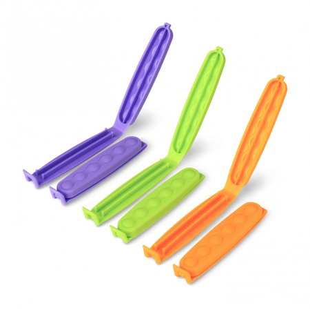 Зажимы для пакетов 10шт 9,3см