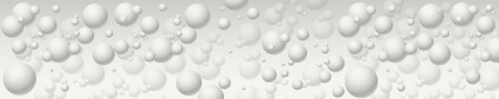 Фартук ПВХ Белые сферы 300х60