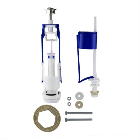 Арматура стоп-слив с нижней подводкой кнопка 2 режима хром MasterProf