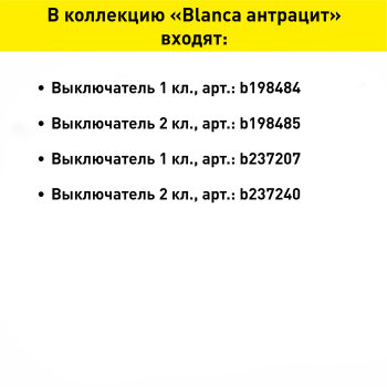 Розетка силовая тройная накладная Schneider Electric Blanca с заземлением, цвет антрацит, арт. BLNRA010316