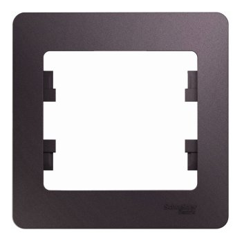 Рамка Schneider Electric Glossa 1 пост, цвет сиреневый туман, арт. GSL001401