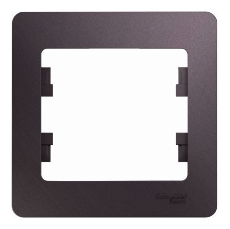 Рамка Schneider Electric Glossa 1 пост, цвет сиреневый туман, арт. GSL001401