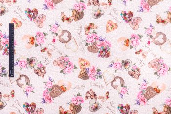 Клеенка ПВХ 20х 1,4м Espana Цветы цвет бежевый Клеенка ПВХ 20х 1,4м Espana Цветы цвет бежевый