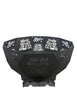 Очаг стальной Тигр 82х82х49 см 2 мм