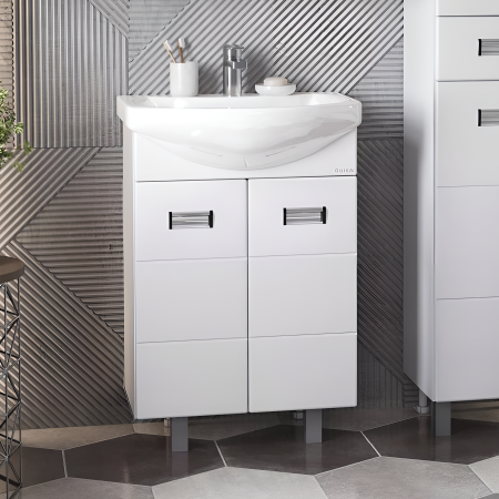 Тумба напольная Балтика 68х66,4х31,6см цвет белый Тумба напольная Балтика 68х66,4х31,6см цвет белый