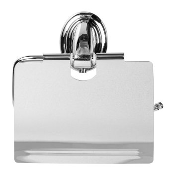 Держатель для туалетной бумаги настенный хром да