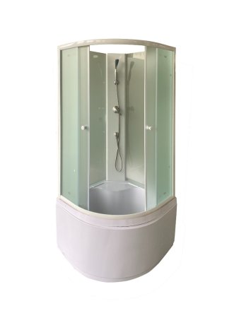 Кабина душевая Parly TMF901 высокий поддон 85х85х190см матовое стекло