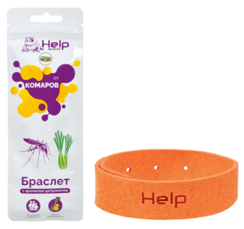Браслет от комаров от комаров Help - мл Браслет от комаров от комаров Help - мл