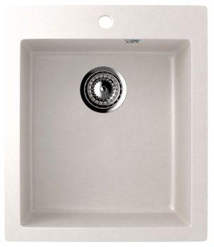 Мойка врезная Ulgran U-404-341 искусственный камень 49,5х42х19см ультра-белый Мойка врезная Ulgran U-404-341 искусственный камень 49,5х42х19см ультра-белый