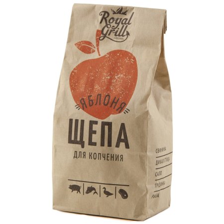 Щепа для копчения Royal Grill яблоня 1л