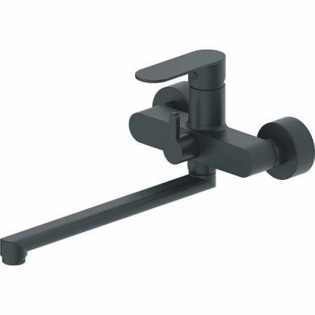 Смеситель для ванны HAIBA HB22590-7 черный с душевым гарнитуром
