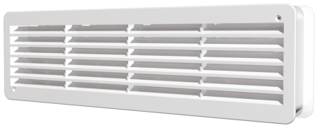 Решетка  ДП 45 х 13,1 см белая Решетка  ДП 45 х 13,1 см белая