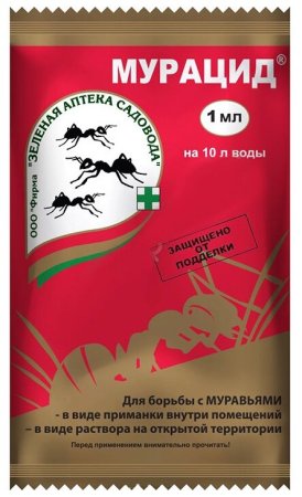 Инсектицид Зеленая Аптека Садовода Мурацид 1мл