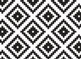 Коврик рулонный для ванной 130см AQUA Узоры черный Dekorelle