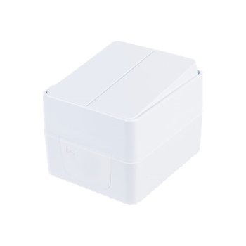 Выключатель накладной Schneider Electric AtlasDesign Profi54 2 кл. белый, без подсветки, арт. ATN540151