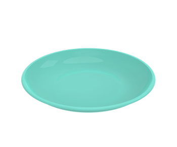 Тарелка 1 предмет Альт-Пластик 25см цвет в ассортименте