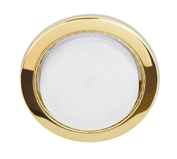 Точечный светильник Jazzway PGX53 10639. 3 GX53 встраиваемый золото глянец. без подсв.