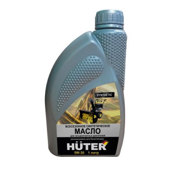 Масло моторное 4-х тактное HUTER синтетическое 1л