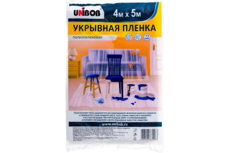 Пленка защитная UNIBOB 4 х  5м 12мкм Пленка защитная UNIBOB 4 х  5м 12мкм