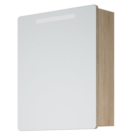 Шкаф-зеркало подвесной Остин Сонома 70х60х17см коричневый