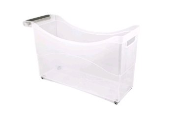 Контейнер для хранения хозяйственный на колесах 46,2х16,2х27,2см цвет прозрачный