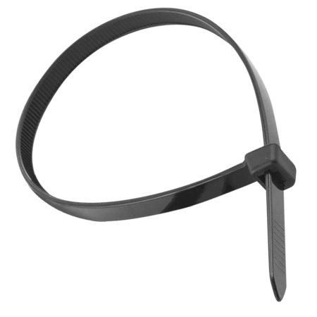 Хомут-стяжка КВТ 8х350мм нейлон чёрный 100шт.