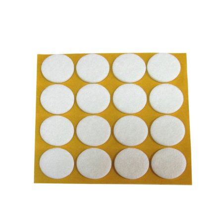 Пункт фетровый 20 мм белый 16 шт.